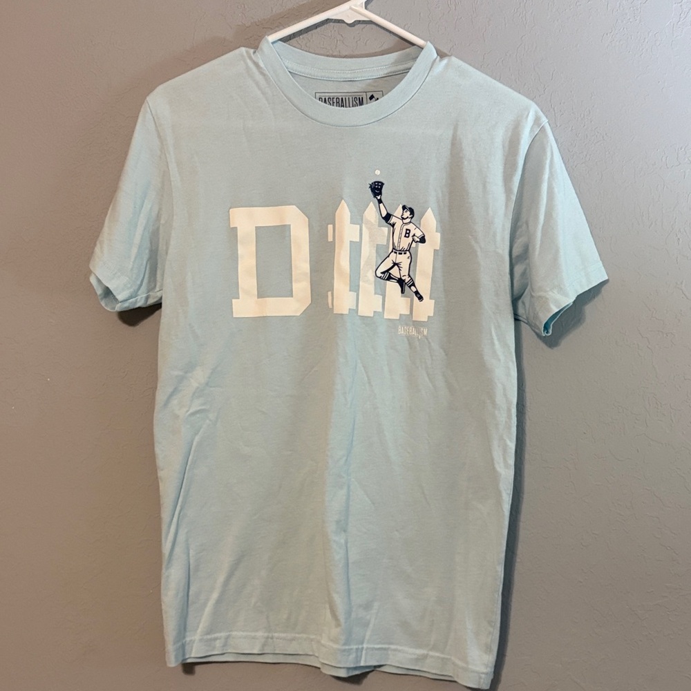 Baseballism D-Fence Light Blue T Shirt